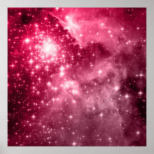 Poster Etoiles de framboise