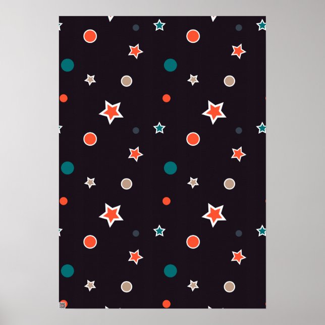Poster Étoiles de Noël (Devant)