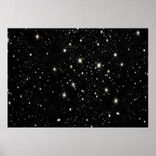 Poster étoiles de nuit ciel étoilé ciel