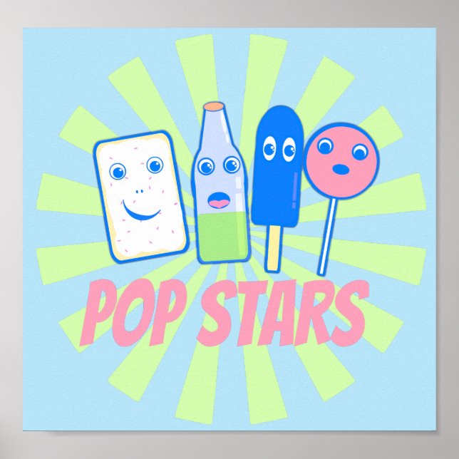 Poster Étoiles de pop (Devant)