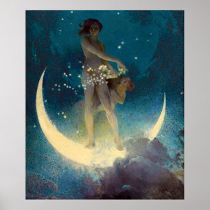 Poster Étoiles de printemps par Edwin Blashfield (1927)