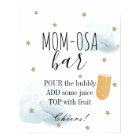 Etoiles et nuages bleus Baby shower Maman-osa Bar