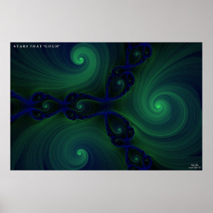 Poster Étoiles qui "Gogh"