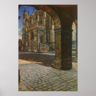 Poster Eton College Chapelle par Anna Alma Tadema
