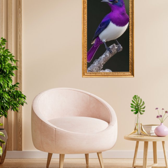 Poster Étourneau à dos violet (Créateur téléchargé)