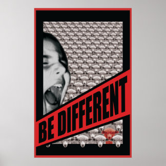 Poster Être différent