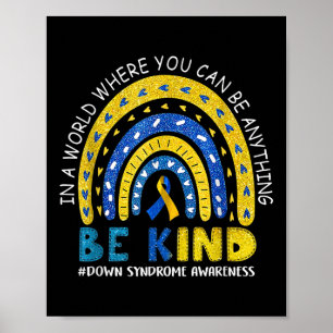 Poster Être en forme Conscience du syndrome Rainbow Homme
