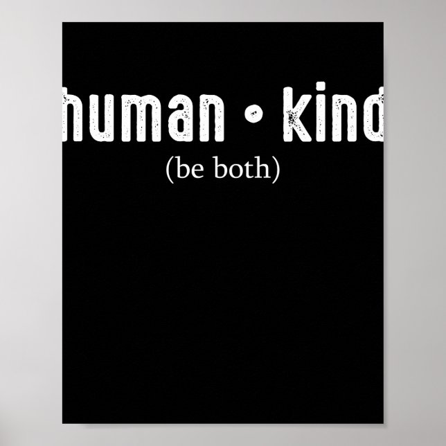 Poster Être Humain (Devant)