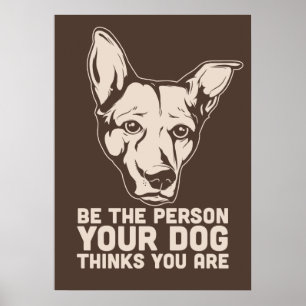 Poster être la personne que votre chien pense être