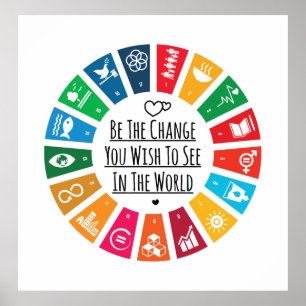 Poster Être l'affiche du changement