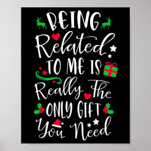 Poster Être Lié À Moi Est Vraiment Le Seul Christ Cadeau