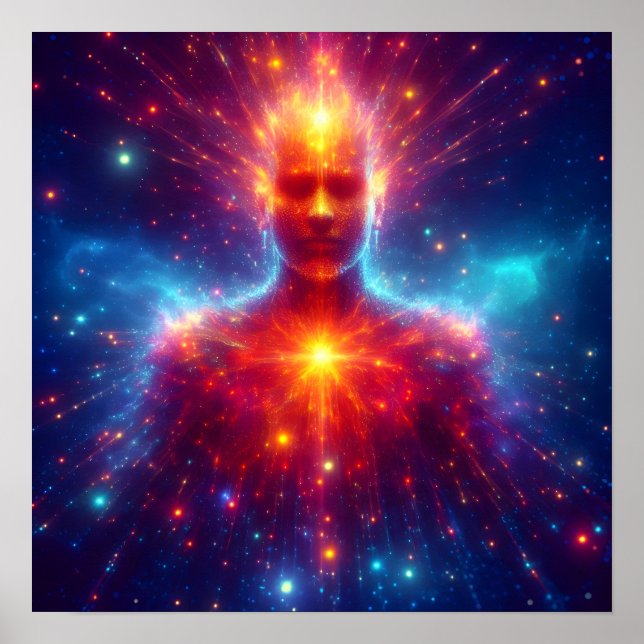 Poster Être lumière - Il (Devant)