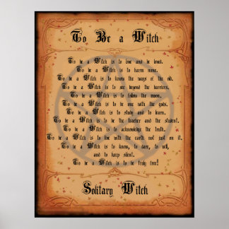 Poster Être une sorcière