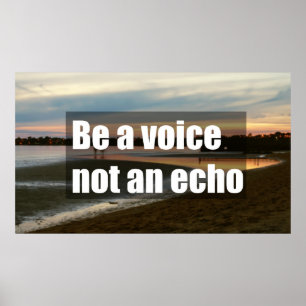 Poster Être une voix pas un écho