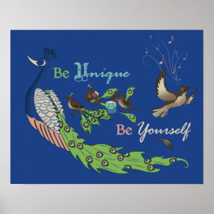 Poster Être unique