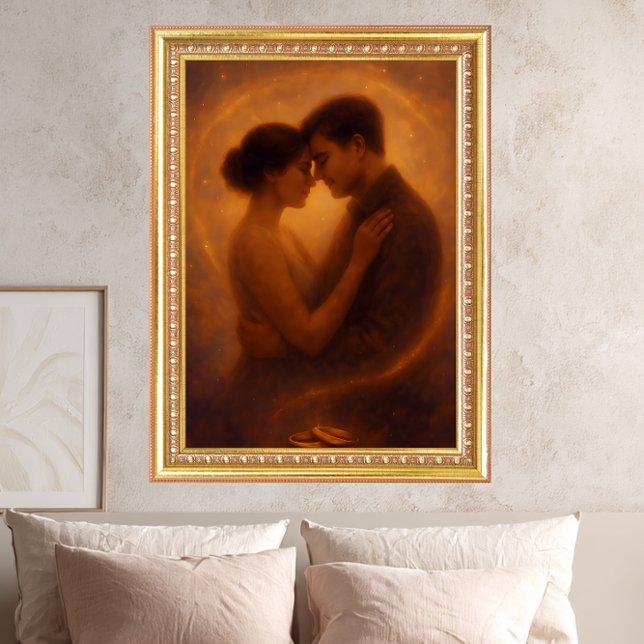 Poster Étreinte Éternelle – Art de Romance Céleste (Créateur téléchargé)