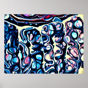 Poster Étude Abstraite des couleurs 334,