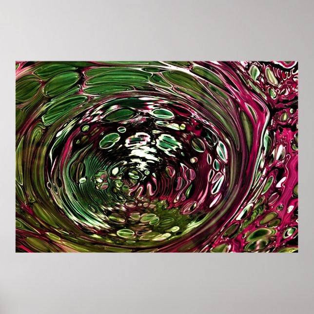 Poster Étude Abstraite des couleurs 433, (Devant)