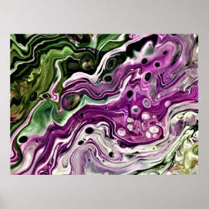 Poster Étude Abstraite des couleurs 440,