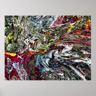 Poster Étude Abstraite des couleurs 45,