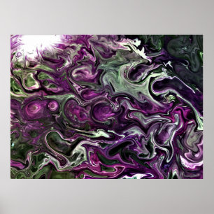 Poster Étude Abstraite des couleurs 506,