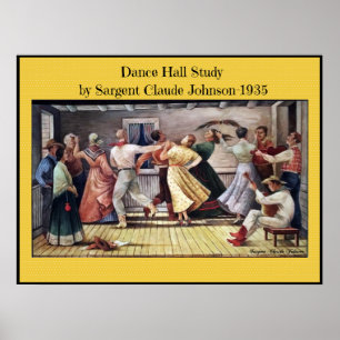 Poster Étude de la salle de danse