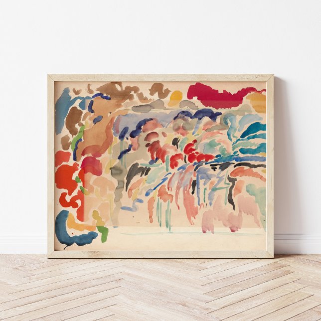 Poster Étude des couleurs | Rik Wouters (Créateur téléchargé)