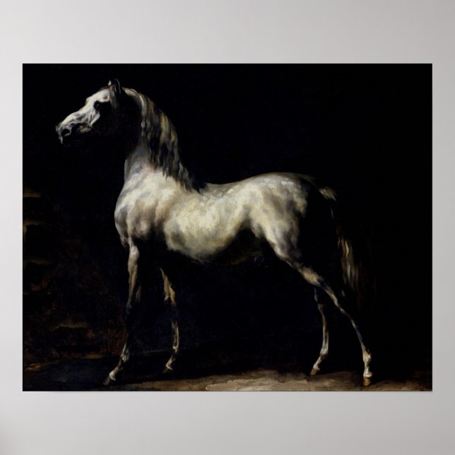 Poster Étude d'un Gris de pomme (Devant)