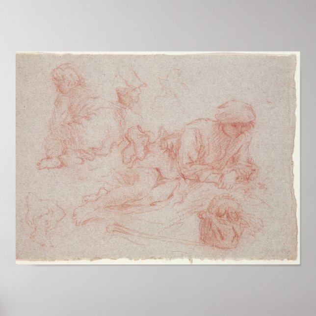 Poster Étude d'un homme inclinable (Devant)