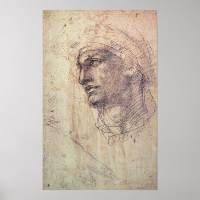 Poster Étude d'une tête (Devant)