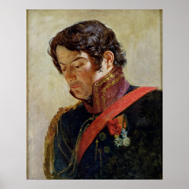 Poster Étude pour un portrait du baron Dominique Larrey (Devant)