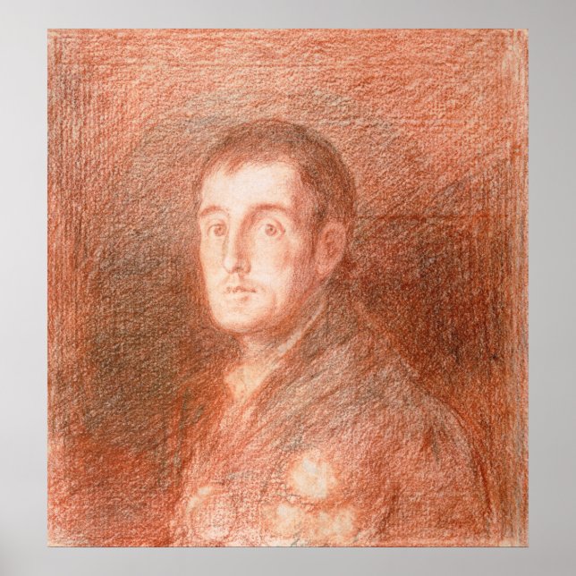 Poster Étude pour un portrait équestre (Devant)