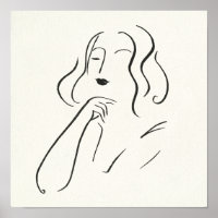 Étude simple - Esquisse d'une femme