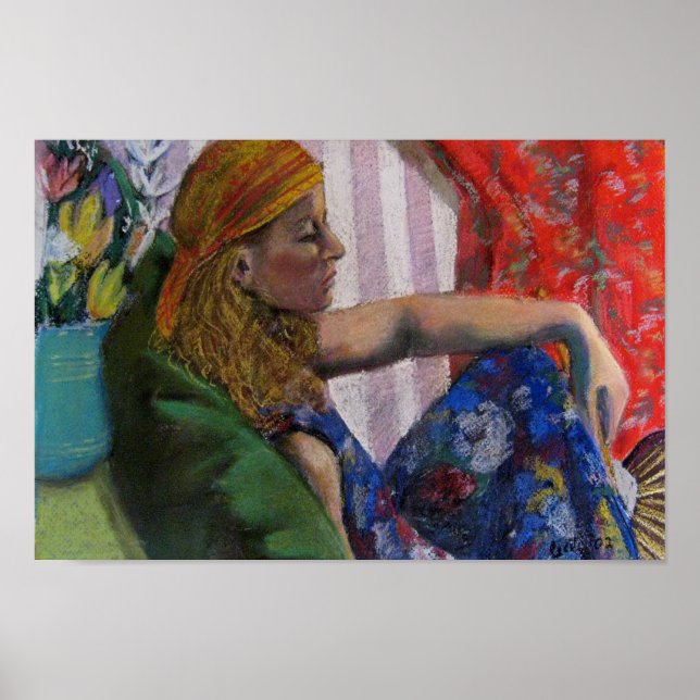 Poster Étude sur Pastel (Devant)