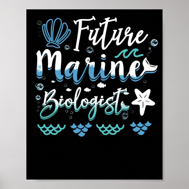Poster Étudiant futur en biologie marine (Devant)