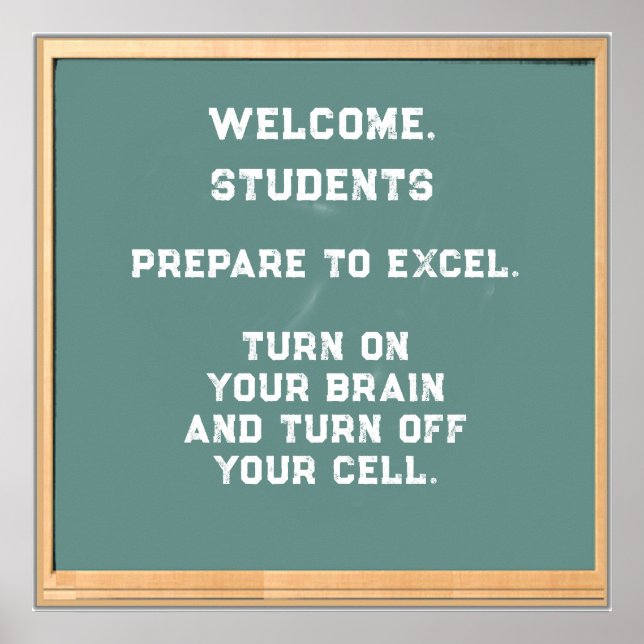 Poster Étudiants de bienvenue (Devant)