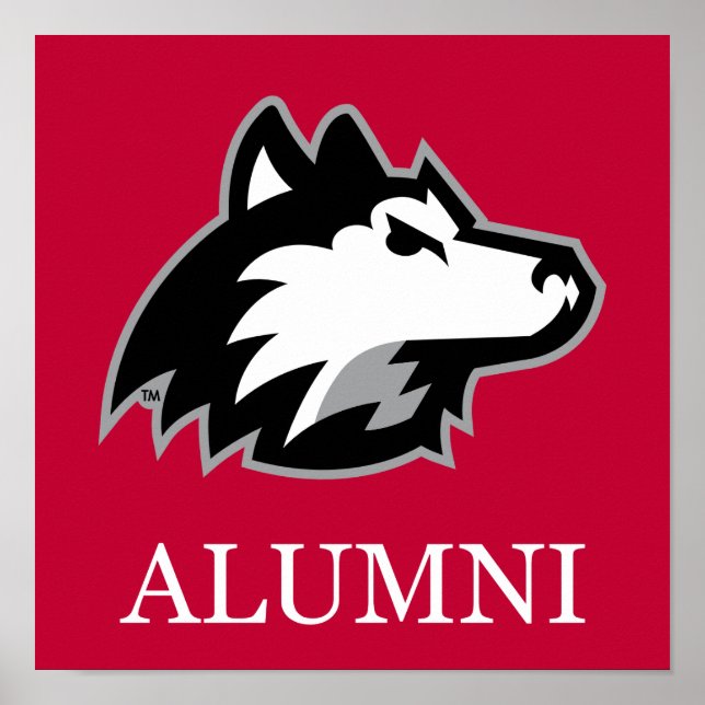 Poster Étudiants de NIU Huskies (Devant)