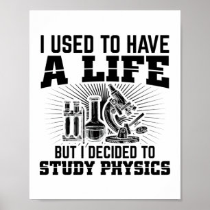 Poster Étudiants en physique   Idées Cadeaux Physiciens S