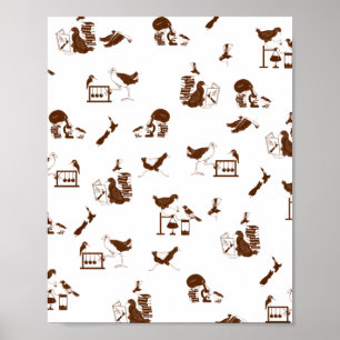 Poster Étudiants en science des oiseaux de Nouvelle-Zélan