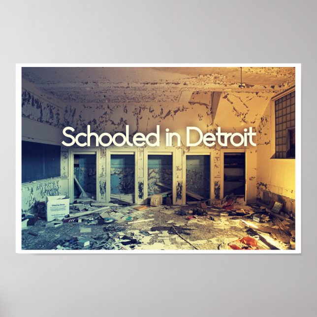 Poster Étudié À Détroit (Devant)