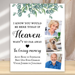 Poster Eucalyptus Love Memory 3 Photo Mariage mémorial