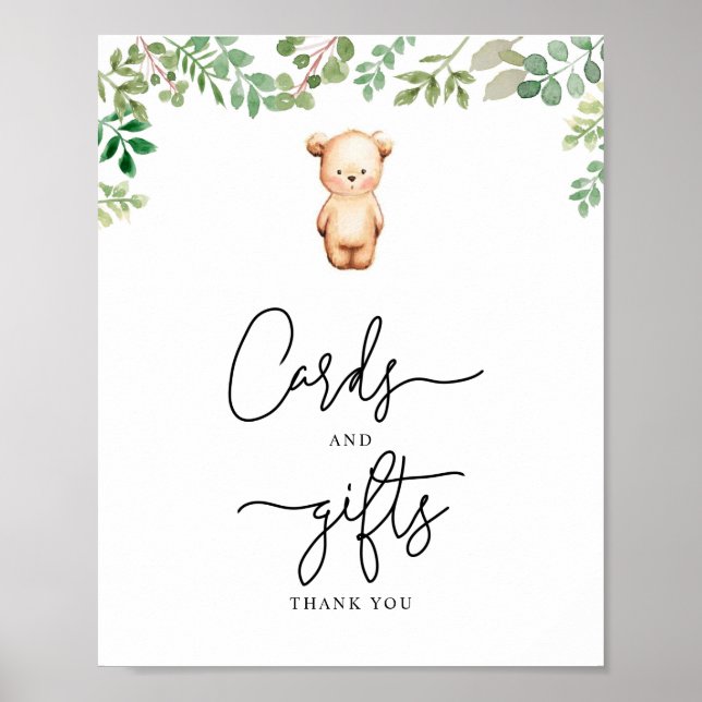 Poster Eucalyptus Nous pouvons attendre Cartes et Cadeaux (Devant)