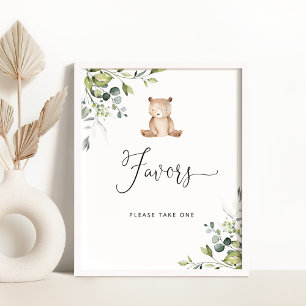 Poster Eucalyptus nous pouvons faire attendre bébé Faveur