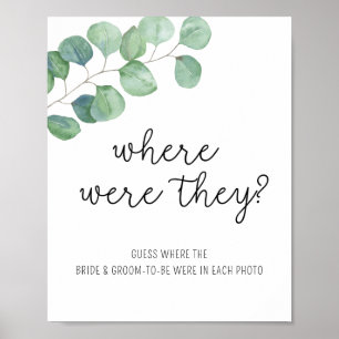 Poster Eucalyptus - Où Étaient-Ils ?