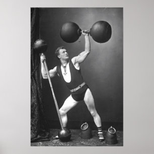 Poster Eugen Sandow Bodybuilder