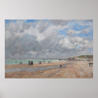 Eugène Boudin - La Plage de Deauville