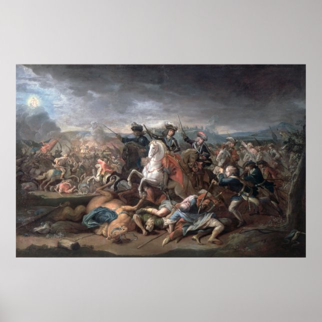 Poster Eugène de Savoie au siège de (Devant)