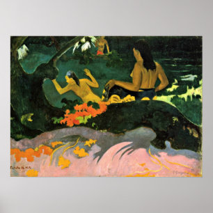 Poster Eugene Henri Paul Gauguin - Par la mer