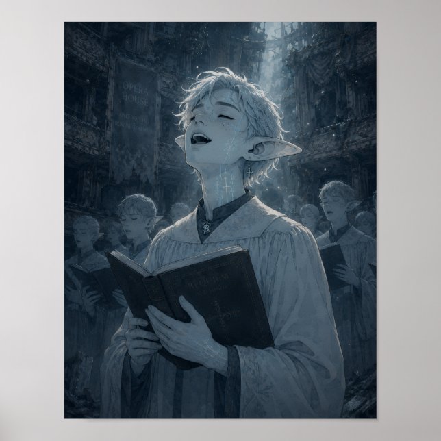 Poster Euphorie / Chœur / Théâtre d'opéra (Devant)