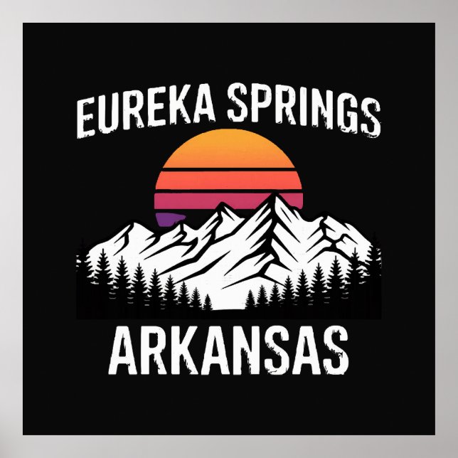 Poster Eureka Springs (Devant)